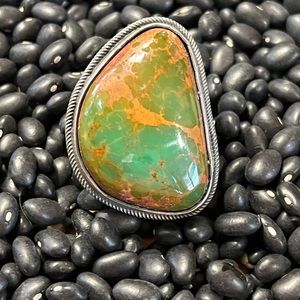 Native American Royston turquoise ring